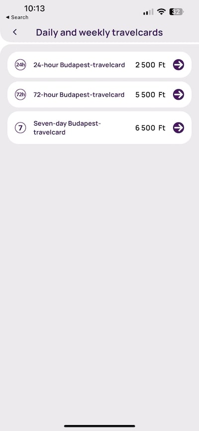 BudapestGo app: how to buy bus tickets in Budapest