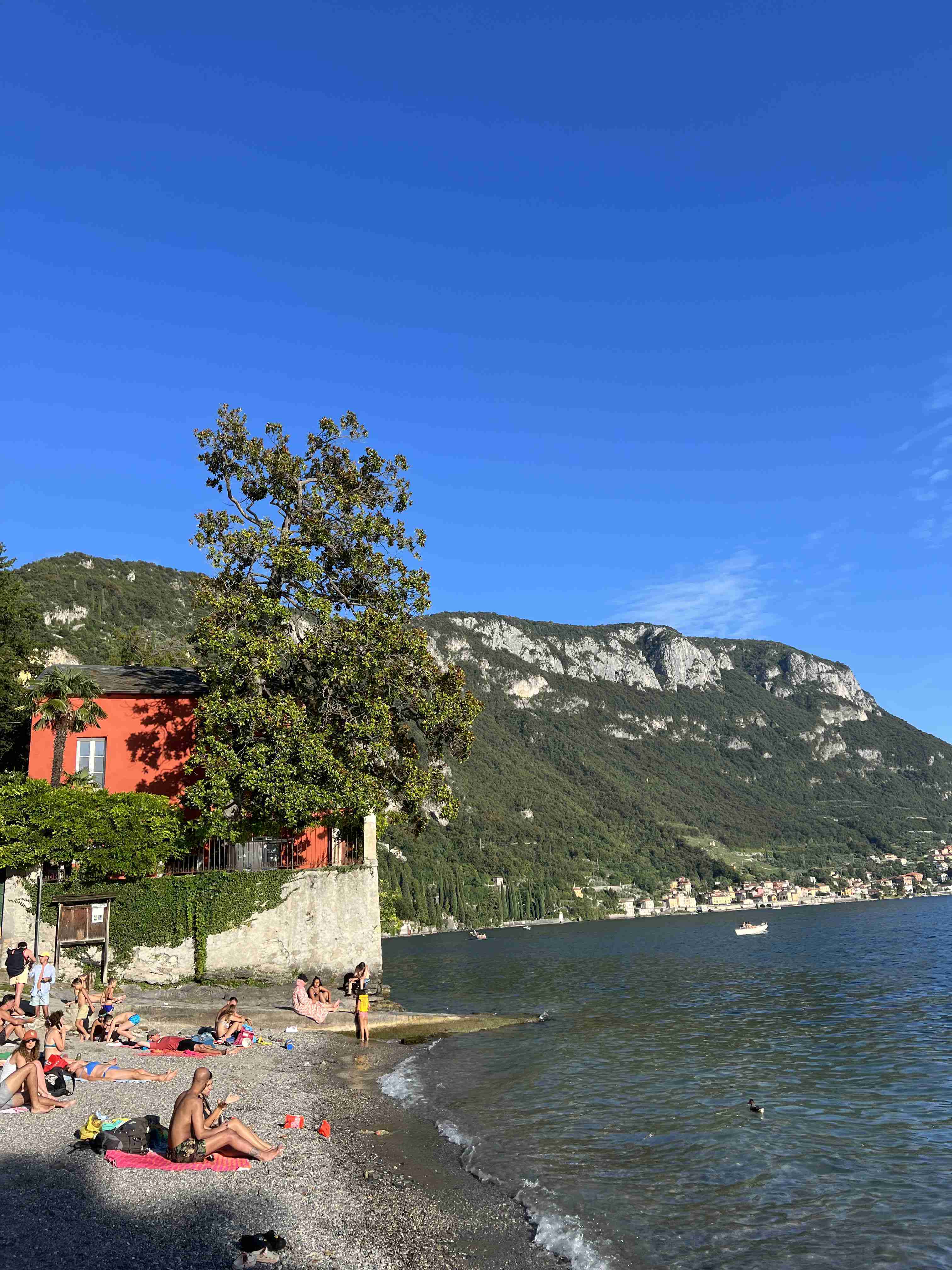 Varenna's Beach in Lake Como